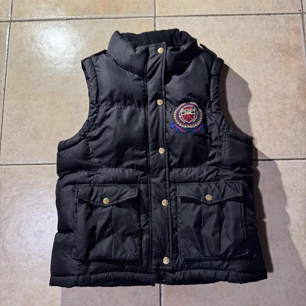 Vintage y2k black USPA Size M in Womens Puffer Vest